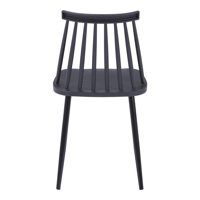 Καρέκλα Aurora I pakoworld pp σε μαύρη απόχρωση-πόδι μεταλλικό μαύρο 43x48x79εκ Καρέκλα Aurora I pakoworld pp σε μαύρη απόχρωση-πόδι μεταλλικό μαύρο 43x48x79εκ - Image 4