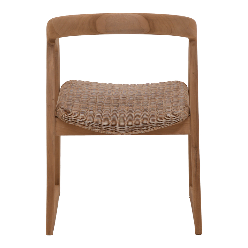 Πολυθρόνα Somalia pakoworld σκελετός αλουμινίου με teak πόδι σε φυσική απόχρωση και καφέ pe rattan 57x62x80εκ Πολυθρόνα Somalia pakoworld σκελετός αλουμινίου με teak πόδι σε φυσική απόχρωση και καφέ pe rattan 57x62x80εκ - Image 5