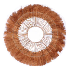 Διακοσμητικό τοίχου Ramine haroma μπανάνα ξύλο σε φυσική απόχρωση Φ70x10εκ