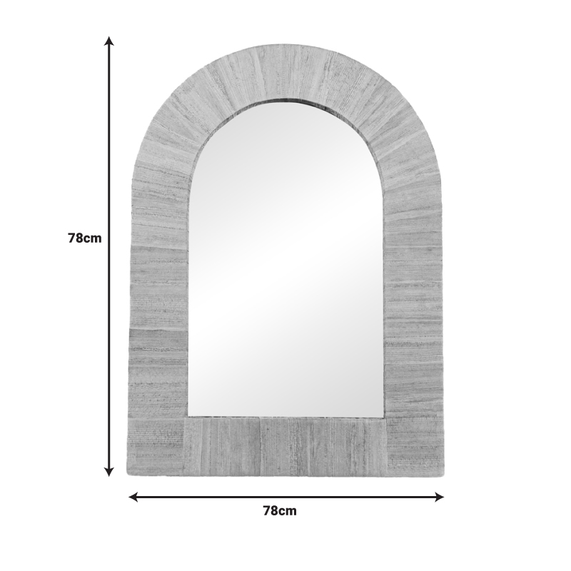 Καθρέπτης Koin Inart μπανάνα ξύλο σε φυσική απόχρωση 78x78x8εκ Καθρέπτης Koin Inart μπανάνα ξύλο σε φυσική απόχρωση 78x78x8εκ - Image 2