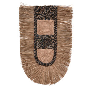 Διακοσμητικό τοίχου Baffen haroma seagrass σε φυσικό χρώμα 46x68x8εκ