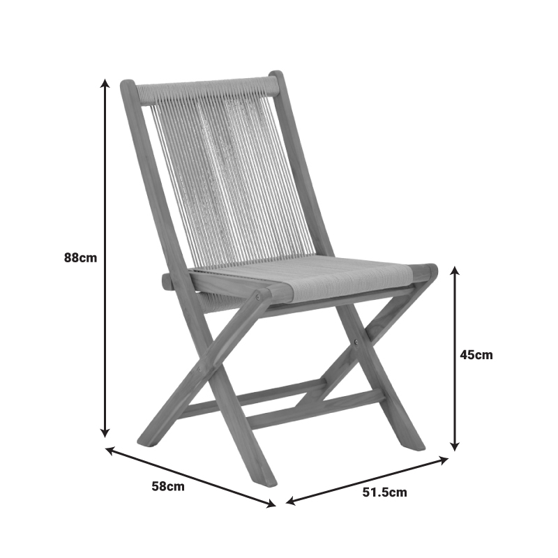 Τραπεζαρία 7τεμ. Banou-Colen pakoworld teak ξύλο σε φυσική-μαυρη απόχρωση Φ150x75εκ Τραπεζαρία 7τεμ. Banou-Colen pakoworld teak ξύλο σε φυσική-μαυρη απόχρωση Φ150x75εκ - Image 8