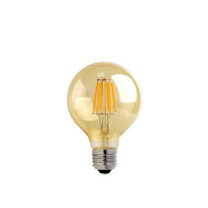 Λαμπτήρας LED G80 Bulb haroma 4W E27 3000K 200-220V amber