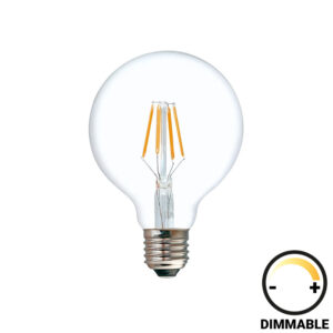 Λαμπτήρας LED G80 Bulb haroma dimmable 8W E27 clear