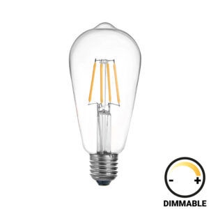 Λαμπτήρας LED ST64 Bulb haroma dimmable 8W E27 clear