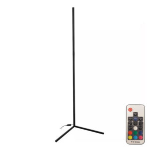 Φωτιστικό δαπέδου Nanek haroma led μέταλλο μαύρο 30x30x120εκ