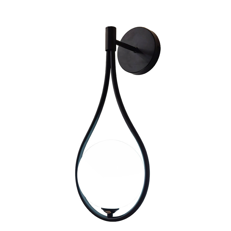 Φωτιστικό τοίχου-απλίκα Teary pakoworld G9 μέταλλο μαύρο-λευκο 16x12x37εκ Φωτιστικό τοίχου-απλίκα Teary pakoworld G9 μέταλλο μαύρο-λευκο 16x12x37εκ