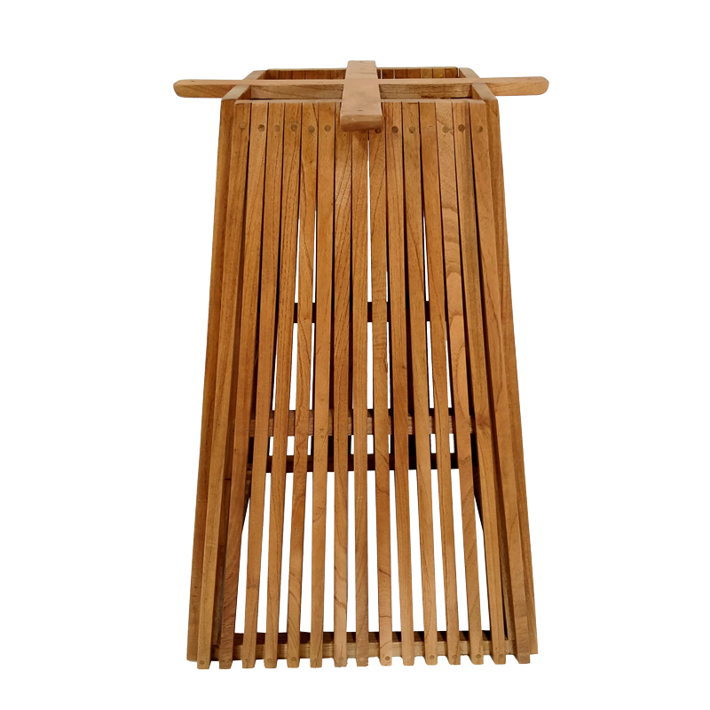 Βάση τραπεζιού μπαρ εσωτερικού χώρου Darius pakoworld mindi ξύλο σε φυσική απόχρωση 60x60x90εκ Βάση τραπεζιού μπαρ εσωτερικού χώρου Darius pakoworld mindi ξύλο σε φυσική απόχρωση 60x60x90εκ - Image 3