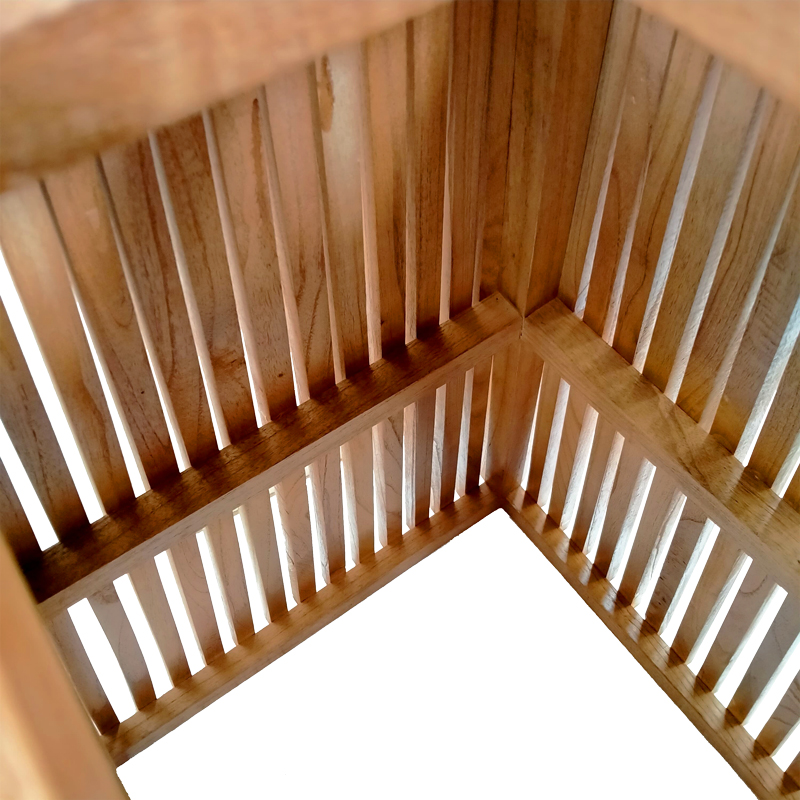 Βάση τραπεζιού μπαρ εσωτερικού χώρου Darius pakoworld mindi ξύλο σε φυσική απόχρωση 60x60x90εκ Βάση τραπεζιού μπαρ εσωτερικού χώρου Darius pakoworld mindi ξύλο σε φυσική απόχρωση 60x60x90εκ - Image 5