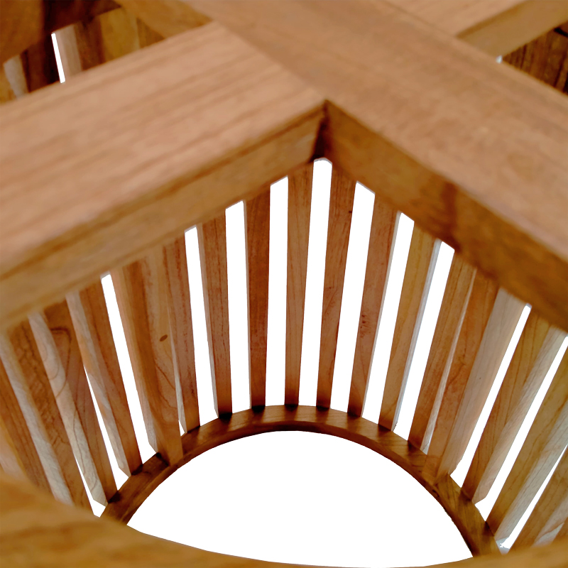 Βάση τραπεζιού εσωτερικού χώρου Galy pakoworld mindi ξύλο σε φυσική απόχρωση Φ60x75εκ Βάση τραπεζιού εσωτερικού χώρου Galy pakoworld mindi ξύλο σε φυσική απόχρωση Φ60x75εκ - Image 5