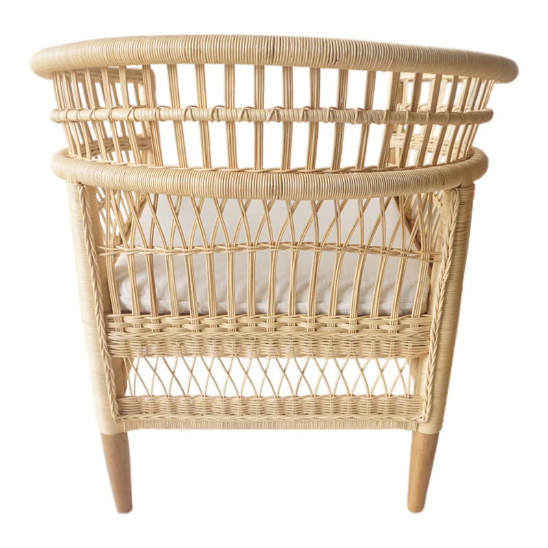 Πολυθρόνα Necorian paakoworld teak ξύλο με pe rattan σε φυσική απόχρωση και λευκό μαξιλάρι 80x70x87εκ Πολυθρόνα Necorian paakoworld teak ξύλο με pe rattan σε φυσική απόχρωση και λευκό μαξιλάρι 80x70x87εκ - Image 5