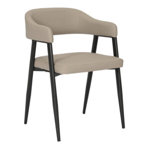 Πολυθρόνα Sezan haroma pu σε γκρι-μπεζ απόχρωση 56x55x78εκ