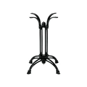 Βάση τραπεζιού Astu haroma μεταλλική σε μαύρη απόχρωση 42x42x72εκ