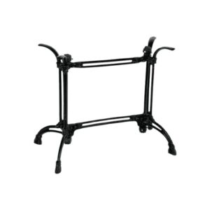 Βάση τραπεζιού Basa haroma μεταλλική σε μαύρη απόχρωση 82x50x71εκ