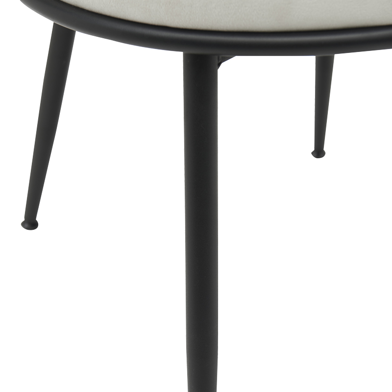 Πολυθρόνα Alkia pakoworld σε κρεμ βελούδο με πόδι μαύρο μέταλλο 60x57x68εκ Πολυθρόνα Alkia pakoworld σε κρεμ βελούδο με πόδι μαύρο μέταλλο 60x57x68εκ - Image 8