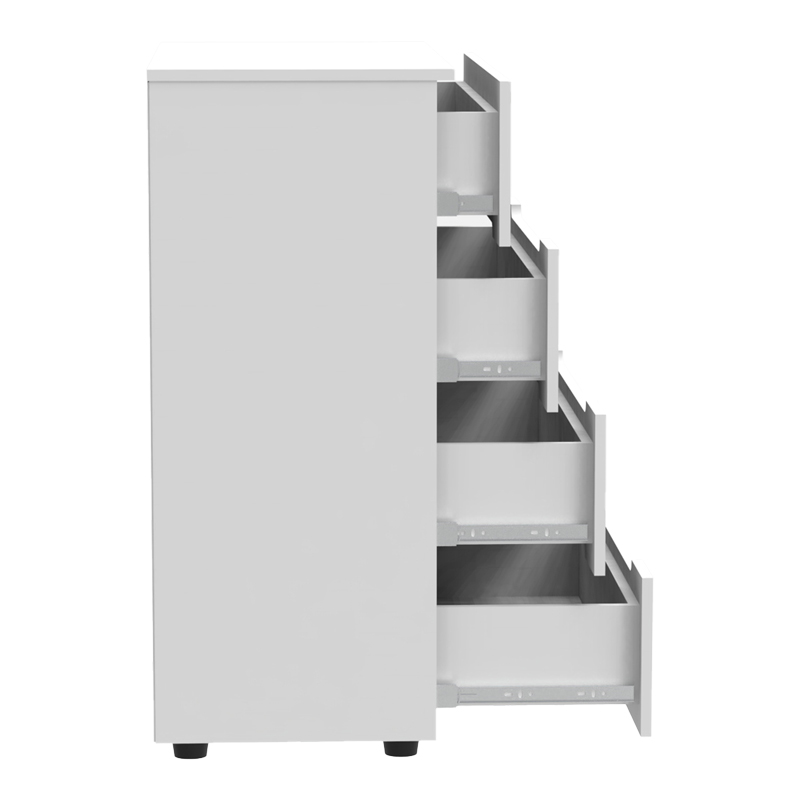 Συρταριέρα Afina pakoworld mdf σε λευκή glossy απόχρωση 90x44x101εκ Συρταριέρα Afina pakoworld mdf σε λευκή glossy απόχρωση 90x44x101εκ - Image 4