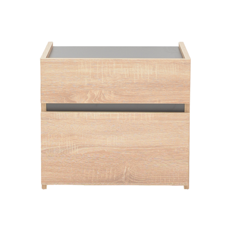 Κομοδίνο Comcie pakoworld σε φυσικό με γκρι απόχρωση 50x42x45.5εκ Κομοδίνο Comcie pakoworld σε φυσικό με γκρι απόχρωση 50x42x45.5εκ - Image 2