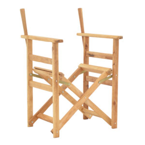 Σκελετός πολυθρόνας σκηνοθέτη Kompa haroma μασίφ ξύλο οξιάς σε φυσική απόχρωση 56.5x54x88εκ