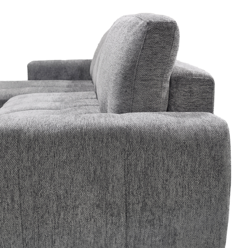 Γωνιακός αναστρέψιμος καναπές-κρεβάτι Vivad pakoworld ύφασμα σε ανθρακί απόχρωση 275x164x91εκ Γωνιακός αναστρέψιμος καναπές-κρεβάτι Vivad pakoworld ύφασμα σε ανθρακί απόχρωση 275x164x91εκ - Image 6