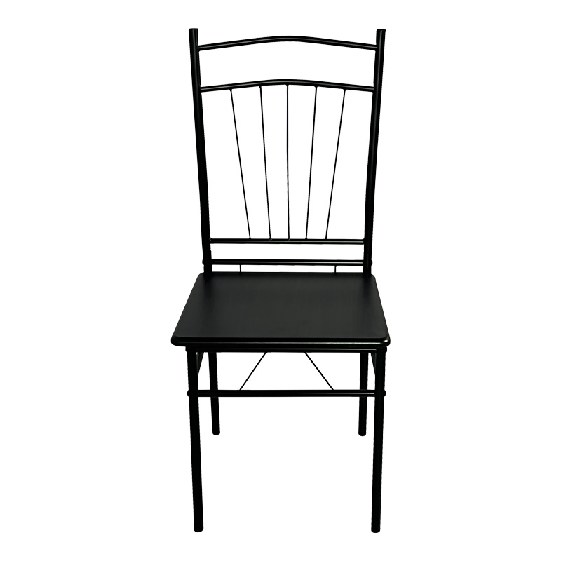 Τραπεζαρία Reforia pakoworld σετ 5τμχ mdf σε μαύρη απόχρωση με μαύρα μεταλλικά πόδια 110x60x74εκ Τραπεζαρία Reforia pakoworld σετ 5τμχ mdf σε μαύρη απόχρωση με μαύρα μεταλλικά πόδια 110x60x74εκ - Image 7