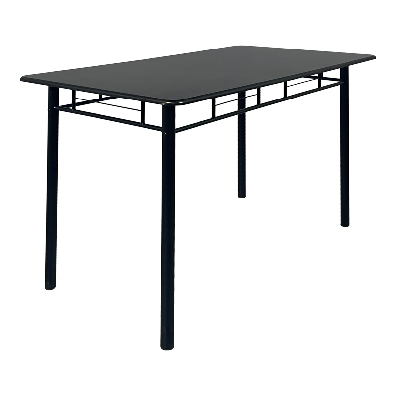 Τραπεζαρία Reforia pakoworld σετ 5τμχ mdf σε μαύρη απόχρωση με μαύρα μεταλλικά πόδια 110x60x74εκ Τραπεζαρία Reforia pakoworld σετ 5τμχ mdf σε μαύρη απόχρωση με μαύρα μεταλλικά πόδια 110x60x74εκ - Image 9