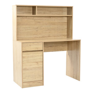 Γραφείο εργασίας Secreta haroma με ράφι σε oak απόχρωση 110x50x135εκ