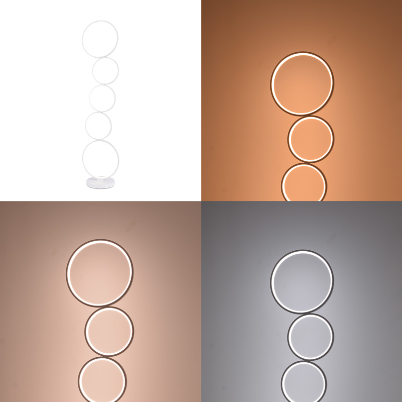 Φωτιστικό δαπέδου Chemal pakoworld led μέταλλο σε λευκή απόχρωση Φ30x130εκ Φωτιστικό δαπέδου Chemal pakoworld led μέταλλο σε λευκή απόχρωση Φ30x130εκ - Image 2