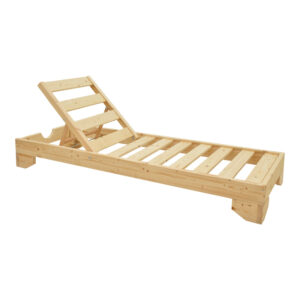 Ξαπλώστρα Fendy haroma ξύλο ελάτου σε φυσική απόχρωση 71.5x200x24εκ