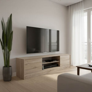 Έπιπλο τηλεόρασης Sasa I haroma σε sonoma απόχρωση 150x35x41.5εκ