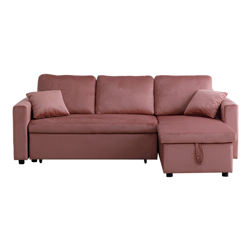 Γωνιακός αναστρέψιμος καναπές κρεβάτι Kamore pakoworld με αποθηκευτικό χώρο σάπιο μήλο βελούδο 223x146x85εκ Γωνιακός αναστρέψιμος καναπές κρεβάτι Kamore pakoworld με αποθηκευτικό χώρο σάπιο μήλο βελούδο 223x146x85εκ - Image 5