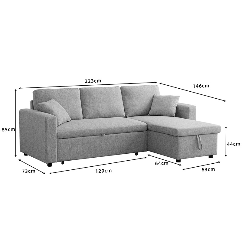 Γωνιακός αναστρέψιμος καναπές κρεβάτι Kamore pakoworld με αποθηκευτικό χώρο σάπιο μήλο βελούδο 223x146x85εκ Γωνιακός αναστρέψιμος καναπές κρεβάτι Kamore pakoworld με αποθηκευτικό χώρο σάπιο μήλο βελούδο 223x146x85εκ - Image 9