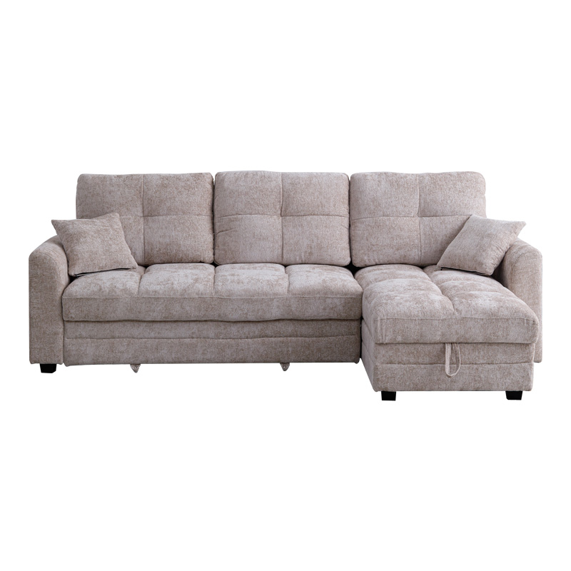 Γωνιακός αναστρέψιμος καναπές κρεβάτι Comfie pakoworld με αποθηκευτικό χώρο μπεζ ύφασμα 260x156x98εκ Γωνιακός αναστρέψιμος καναπές κρεβάτι Comfie pakoworld με αποθηκευτικό χώρο μπεζ ύφασμα 260x156x98εκ - Image 5