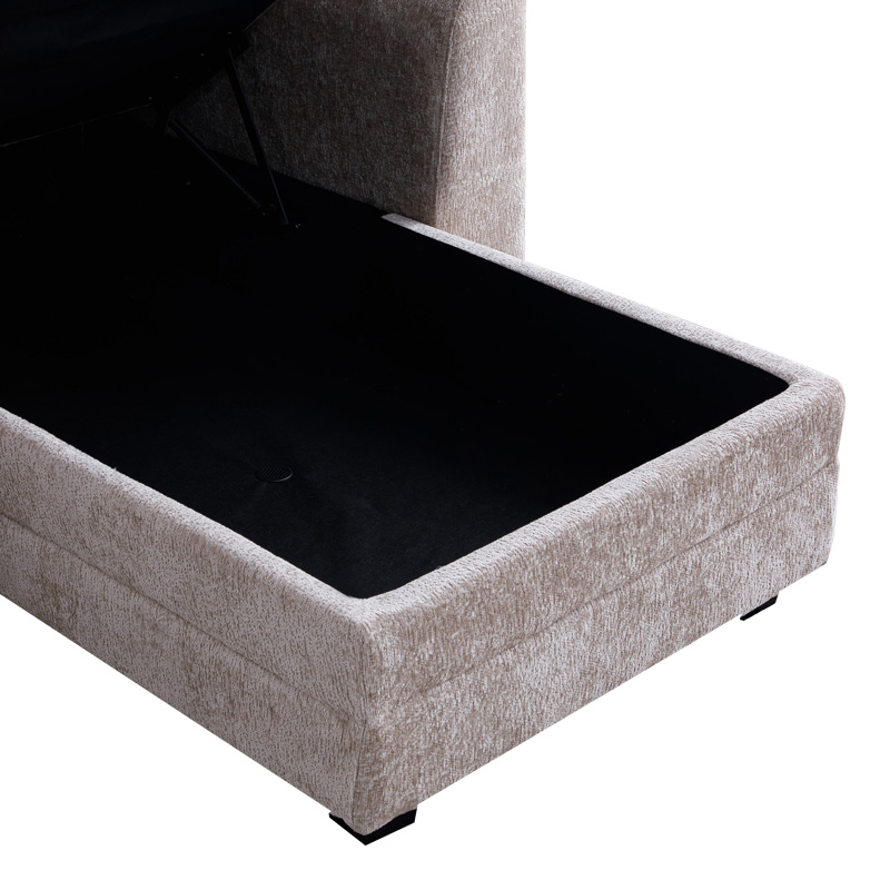 Γωνιακός αναστρέψιμος καναπές κρεβάτι Comfie pakoworld με αποθηκευτικό χώρο μπεζ ύφασμα 260x156x98εκ Γωνιακός αναστρέψιμος καναπές κρεβάτι Comfie pakoworld με αποθηκευτικό χώρο μπεζ ύφασμα 260x156x98εκ - Image 8