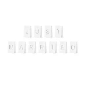 Beauty Home XΑΡΤΙΝΑ ΦΑΝΑΡΙΑ Just Married, 11.5x19x7cm 11 τεμ