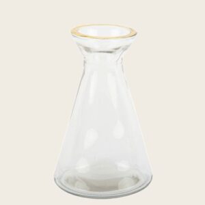 Beauty Home ΒΑΖΑΚΙ ΚΩΝΙΚΟ ΜΕ ΧΡΥΣΟ ΣΤΟΜΙΟ 11×6,8cm