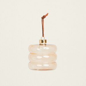 Beauty Home ΓΥΑΛΙΝΟ ΣΤΟΛΙΔΙ 8 CM A MOKA