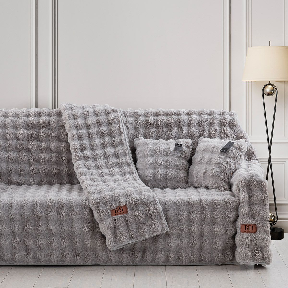 Beauty Home Γούνινο ριχτάρι Διθέσιο Art 8721 180x250 Γκρι Beauty Home Γούνινο ριχτάρι Διθέσιο Art 8721 180x250 Γκρι