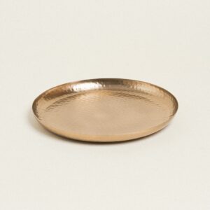 Beauty Home ΔΙΣΚΟΣ ΜΕΤΑΛΛΙΚΟΣ ΧΡΥΣΟΣ 26 cm