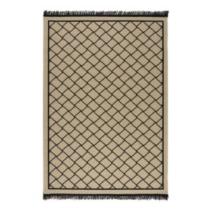 Beauty Home Χαλί ψάθα με κρόσια Sol Art 9756 Μπεζ