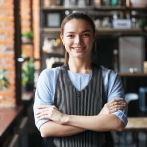 Beauty Home Επαγγελματική ποδιά Specialist 100x75 Μαύρο,Λευκό