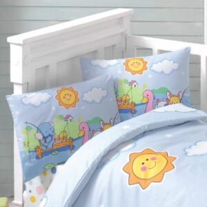 Beauty Home Ζεύγος μαξιλαροθήκες βρεφικές Art 5610 35x45 Γαλάζιο