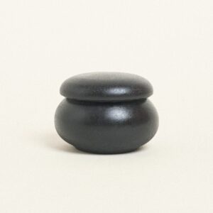 Beauty Home ΚΕΡΑΜΙΚΗ ΜΠΙΖΟΥΤΙΕΡΑ ΜΑΚΑΡΟΝ 6,5 x 5 cm ΜΑΥΡΟ