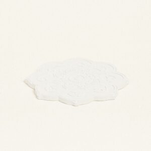 Beauty Home ΚΕΡΑΜΙΚΟ ΛΟΥΛΟΥΔΙ ΣΟΥΒΕΡ 10,5 x 11 x 1,2 cm ΛΕΥΚΟ