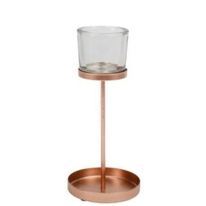 Beauty Home ΚΗΡΟΠΗΓΙΟ BILBAO ΡΟΖ ΧΡΥΣΟ 9.5 X 21.5 CM