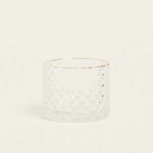 Beauty Home ΚΗΡΟΠΗΓΙΟ ΑΝΑΓΛΥΦΟ ΜΕ ΧΡΥΣΟ ΣΤΟΜΙΟ Ø7×5,5cm