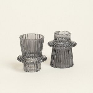 Beauty Home ΚΗΡΟΠΗΓΙΟ ΔΙΠΛΗΣ ΟΨΗΣ 6 x 7 cm ΓΚΡΙ