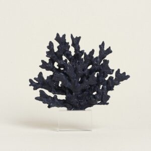 Beauty Home ΚΟΡΑΛΙ ΣΚ. ΜΠΛΕ ΜΕ ΒΑΣΗ PLEXI GLASS 24 x 24 cm