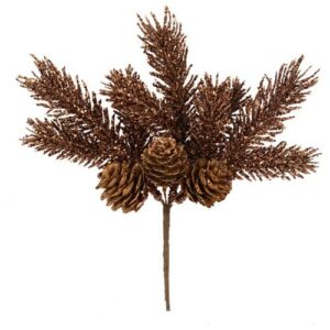 Beauty Home Κλαδί με σοκολά γκλίτερ 18 cm