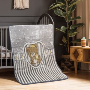 Beauty Home Κουβέρτα βρεφική Art 5258 110x140 Γκρι