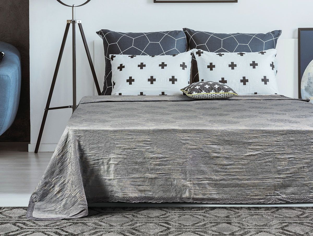 Beauty Home Κουβέρτα ζακάρ Art 1348 με δαντέλα υπέρδιπλη σε 4 χρώματα 230x250 Beauty Home Κουβέρτα ζακάρ Art 1348 με δαντέλα υπέρδιπλη σε 4 χρώματα 230x250